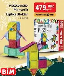 PİCCOLO MONDİ MANYETİK EĞİTİCİ BLOKLAR